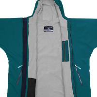 Two Bare Feet Kids Weatherproof Packable Changing Robe & Travel Bag - Sea Green / Grey Extra Image 2 Preview